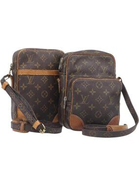 LOUIS VUITTON Monogram Shoulder Bag 2 Set